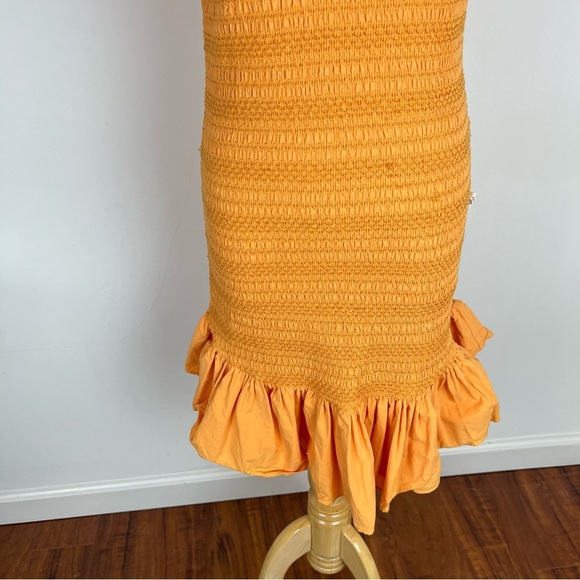 ARAMINTA JAMES Dress Orange The Bella Dress Mini Size 8 US 4 - Picture 4 of 7